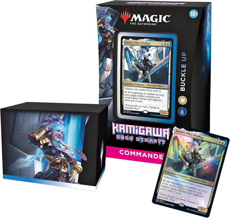 Magic The Gathering Kamigawa Neon Dynasty Commander Deck Buckle Up MKCNFLK2YI |76563|