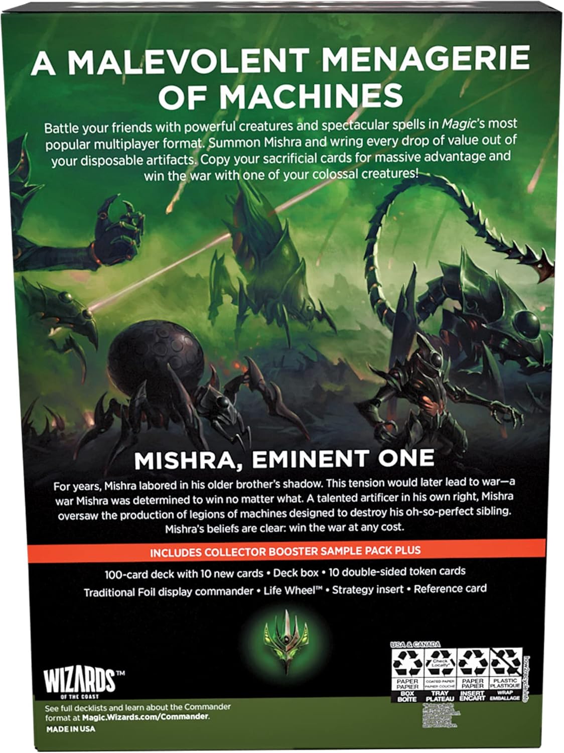 Magic The Gathering The Brothers' War Commander Deck Mishra's Burnished Banner MK7GS4WS7D |76564|