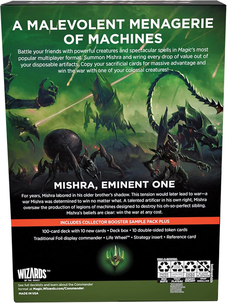 Magic The Gathering The Brothers' War Commander Deck Mishra's Burnished Banner MK7GS4WS7D |76564|
