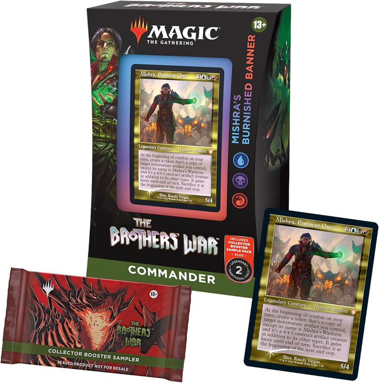 Magic The Gathering The Brothers' War Commander Deck Mishra's Burnished Banner MK7GS4WS7D |76565|