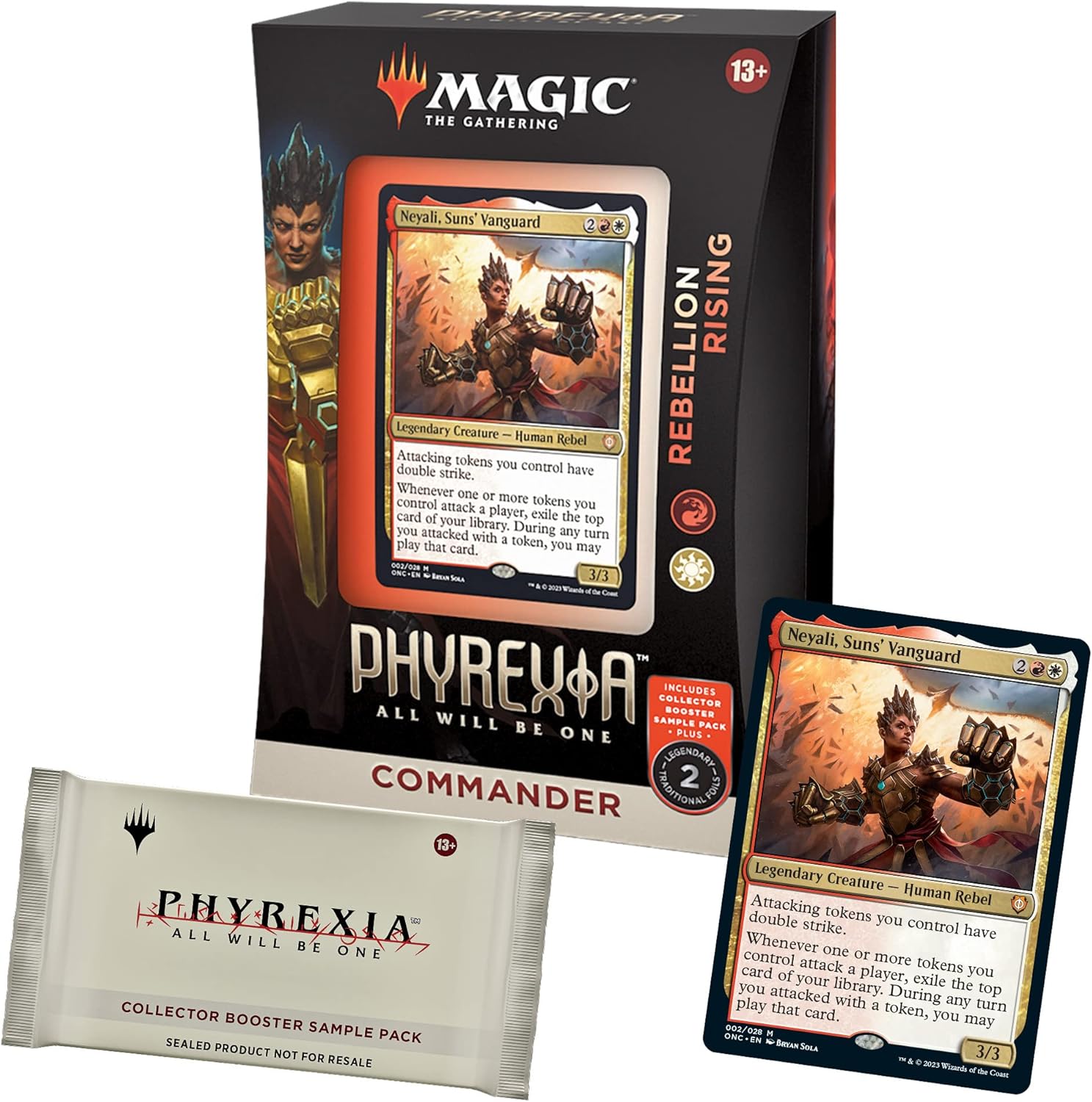 Magic The Gathering Phyrexia All Will Be One Commander Deck Rebellion Rising MKG4DU3H1Q |0|
