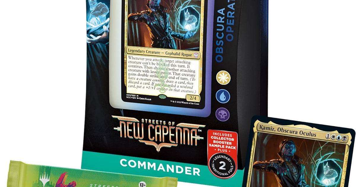 Magic The Gathering Streets of New Capenna Commander Deck Obscura Oper