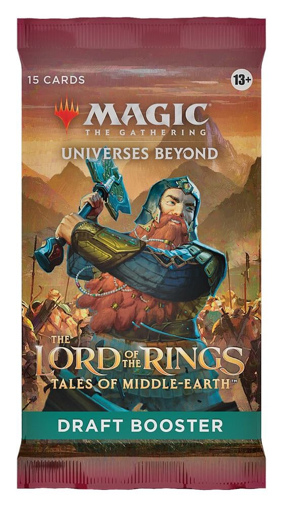 Magic The Gathering Universes Beyond : Lord of the the Rings Tales of Middle Earth Draft Booster Pack MKB92G27LX |0|