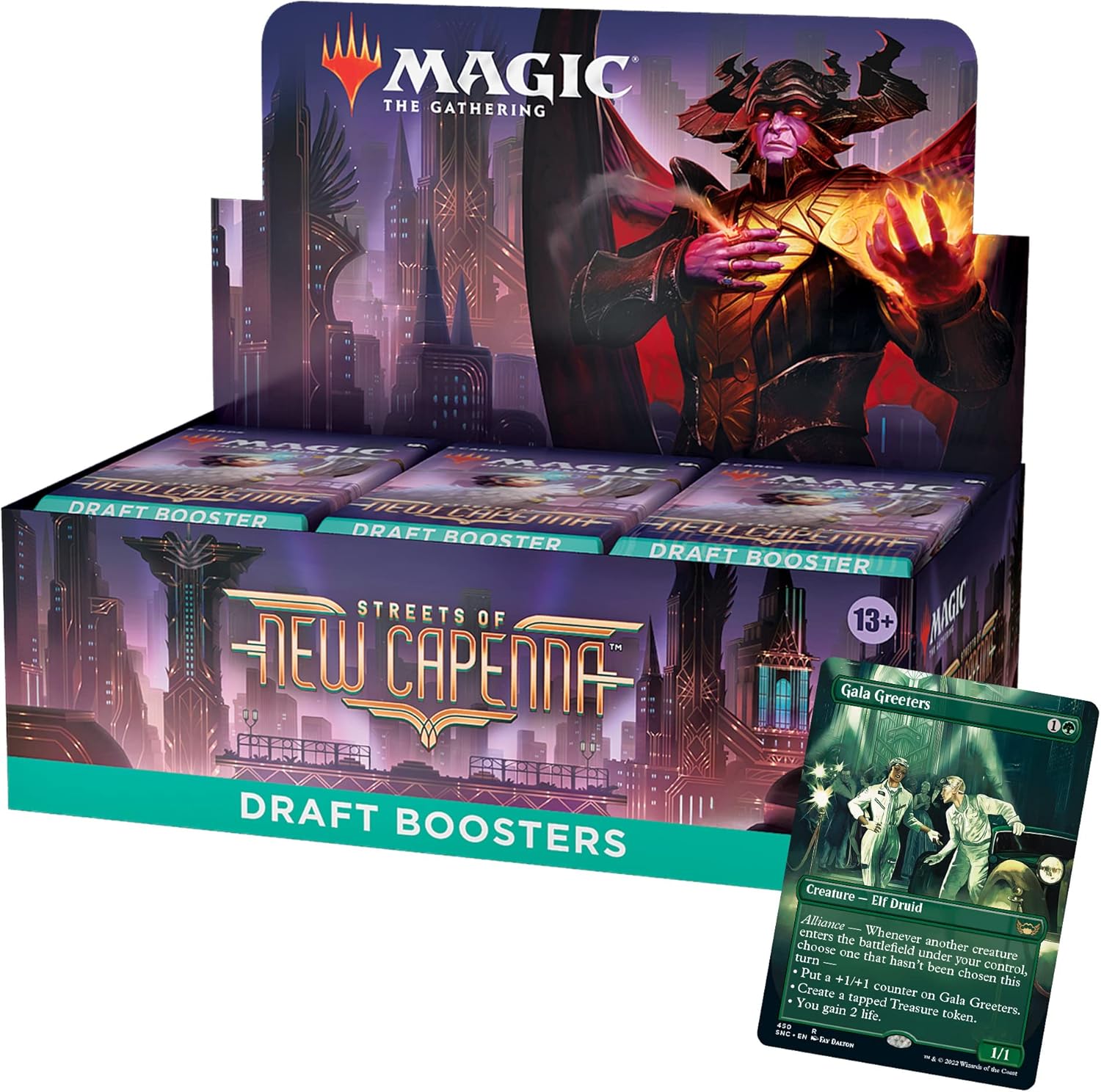 Magic The Gathering Streets of New Capenna Draft Booster Display Box MKWC2YESWQ |0|