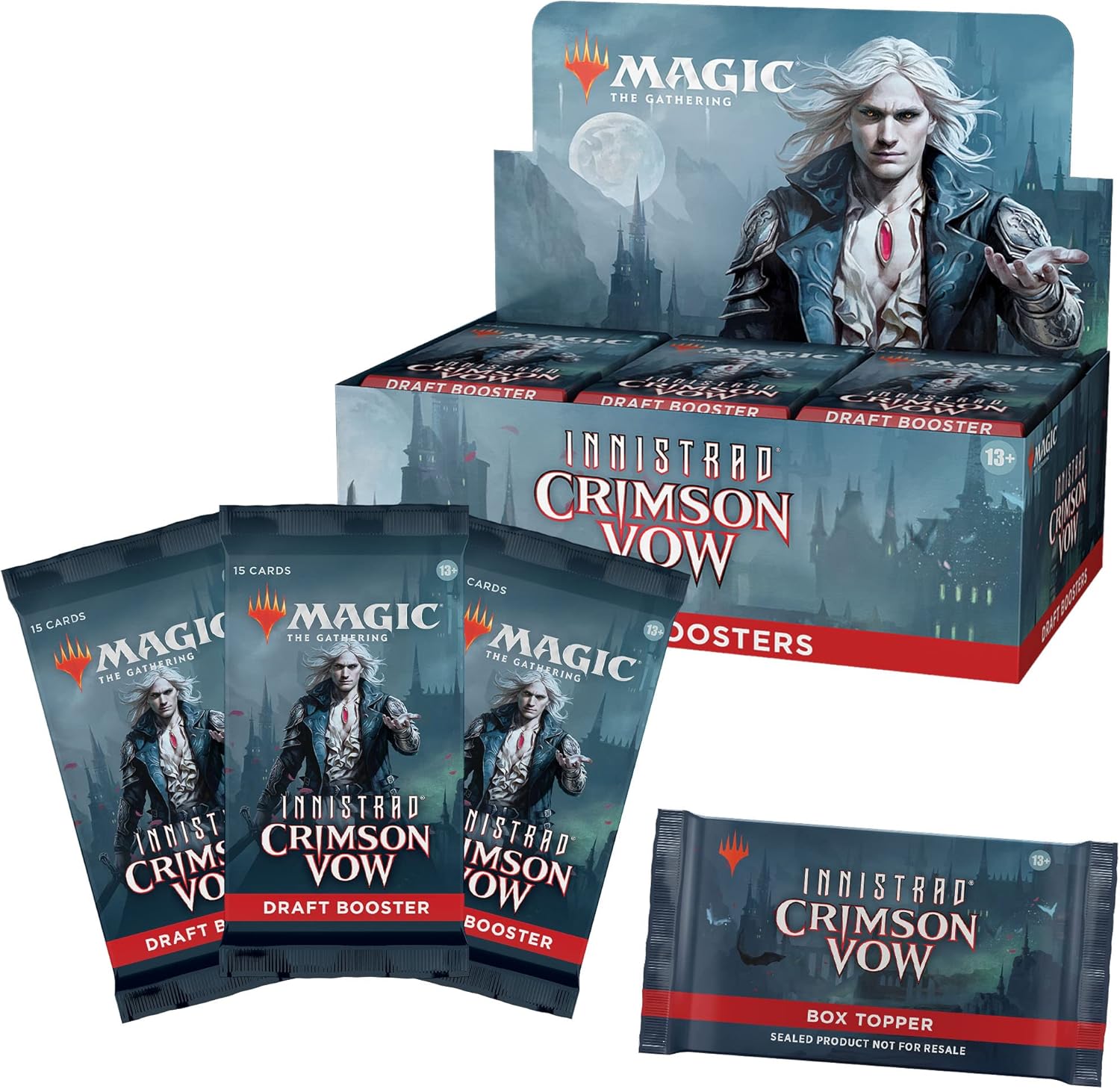 Magic The Gathering Innistrad : Crimson Vow Draft Booster Display Box MKG16DG61J |76620|