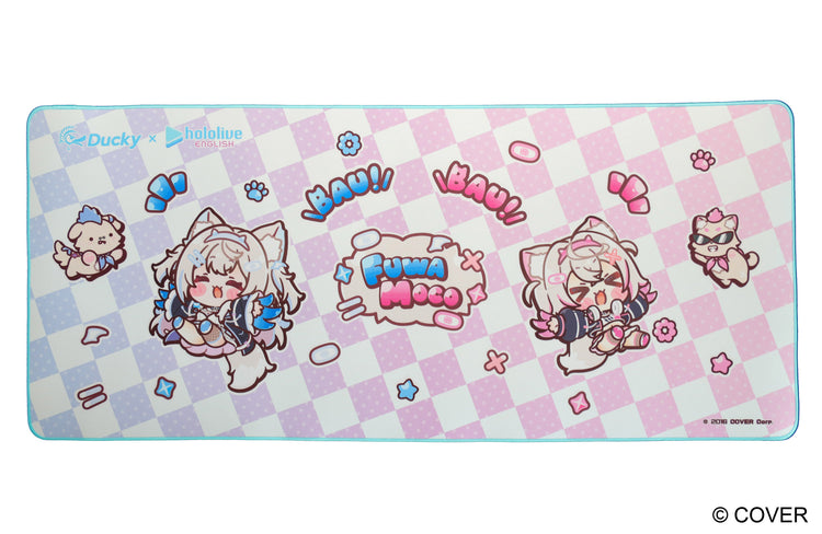 Ducky x hololive En Fuwamoco Limited Edition One 2 Pro RGB Keyboard and Desk Mat Set MK7T75247T |77097|