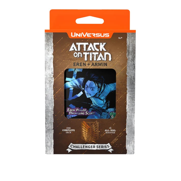 UniVersus CCG Challenger Series Attack on Titan Battle for Humanity Eren and Armin Deck MK1B6SQVY8 |0|