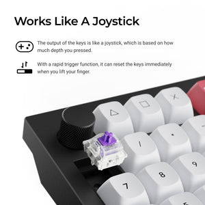 Keychron Q12 HE Southpaw Hotswap Wireless RGB Keyboard MK28TA3NNT |76809|