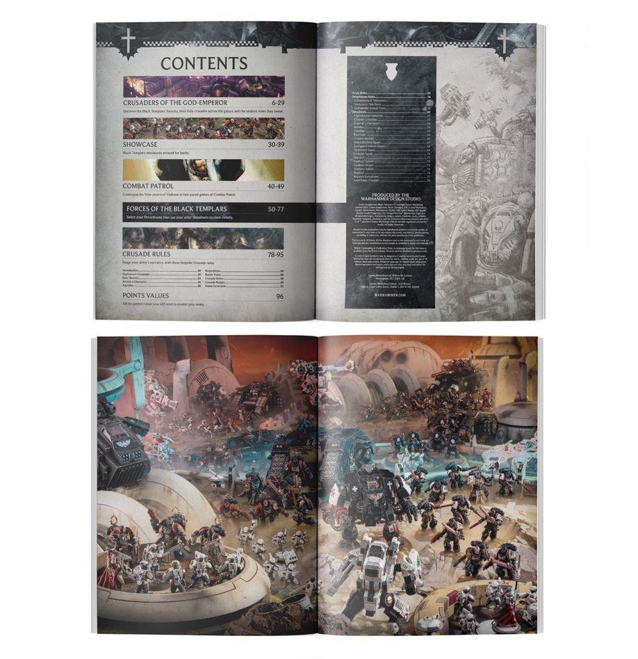 Warhammer 40000 Codex Supplement Black Templar MK7WLPY9UR |76677|