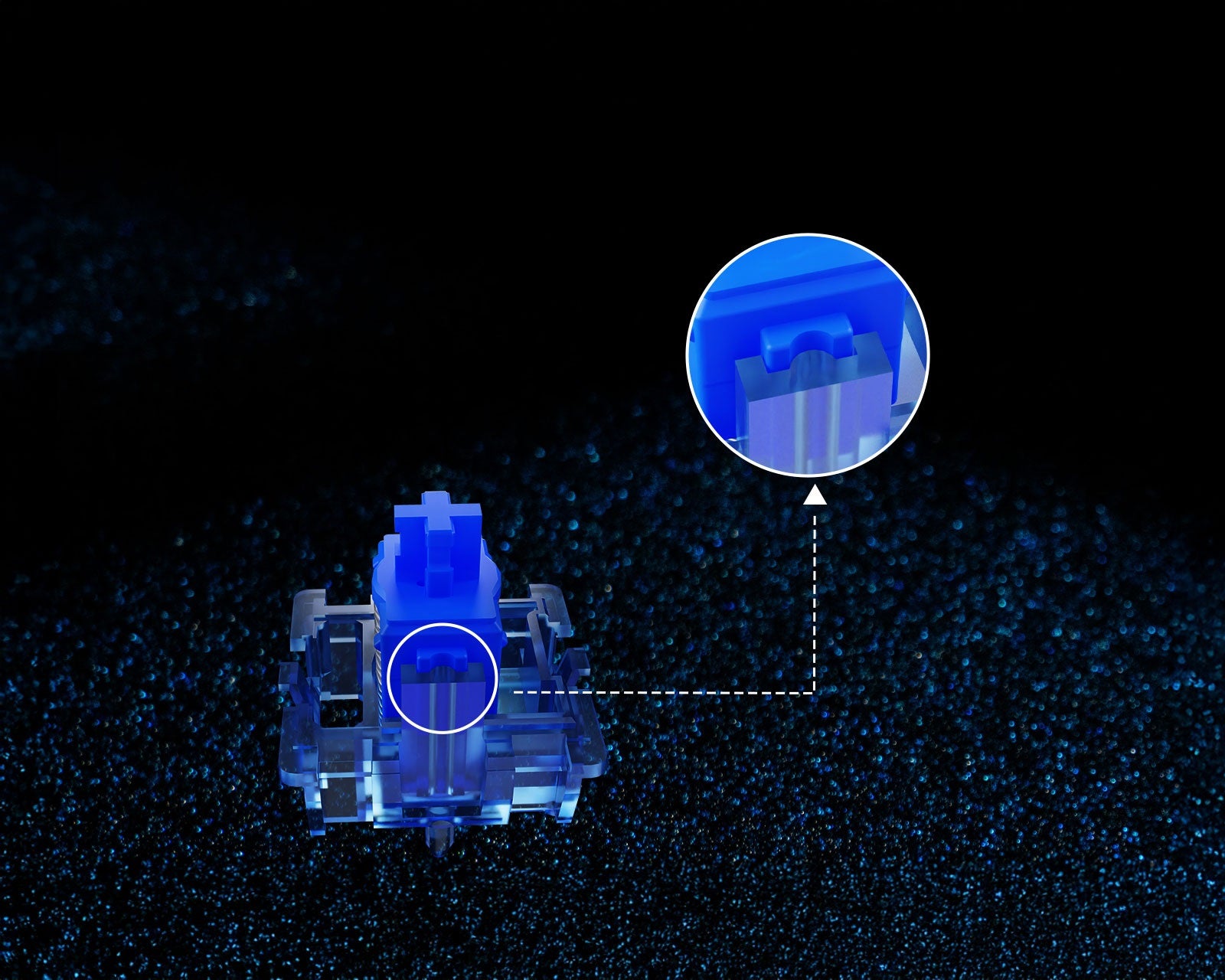 Gateron Magnetic Jade Sapphire Switch MKJXRA9YY6 |76884|