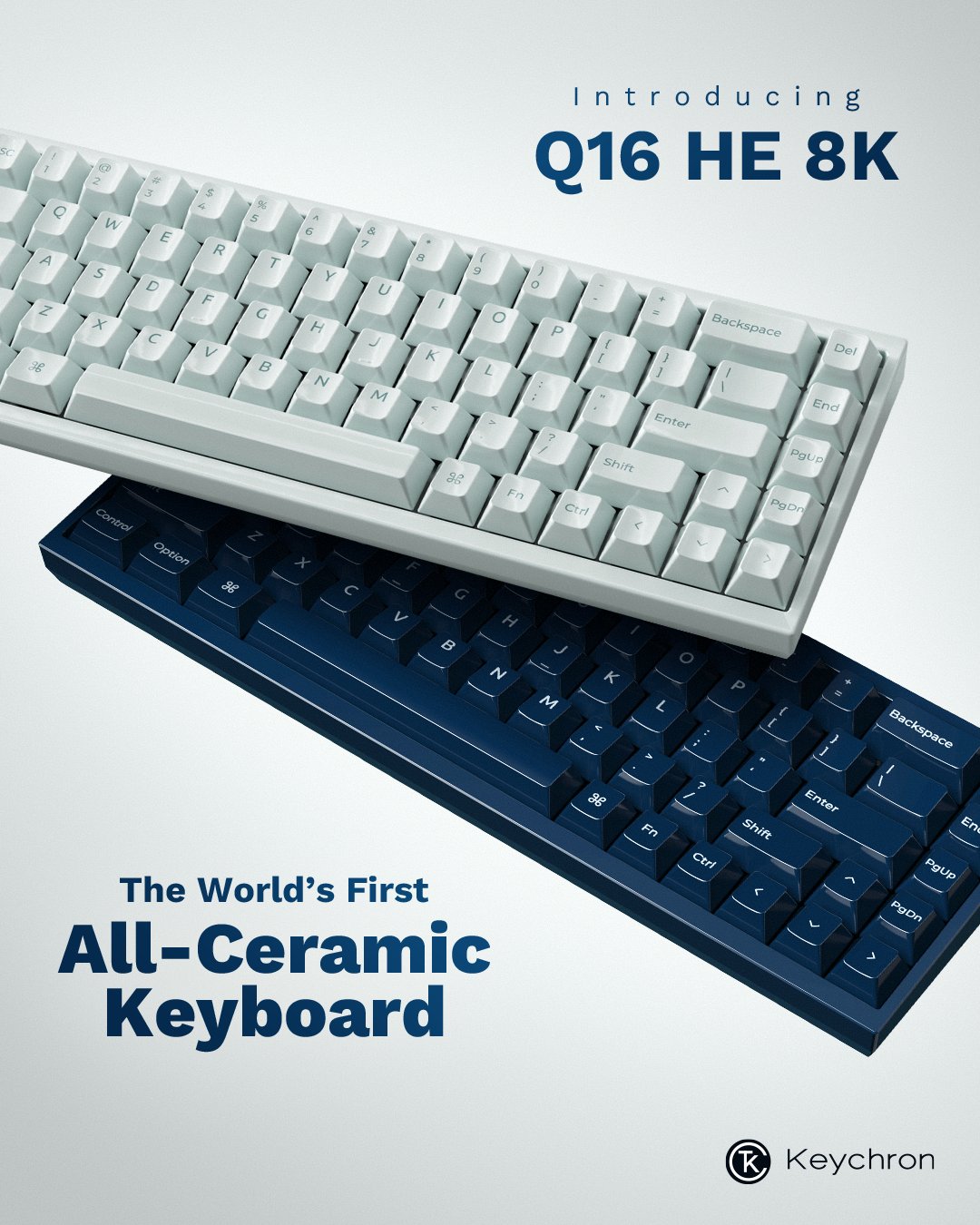 Keychron Q16 HE Magnetic Ceramic 8K Keyboard MKKYAAJRGA |0|