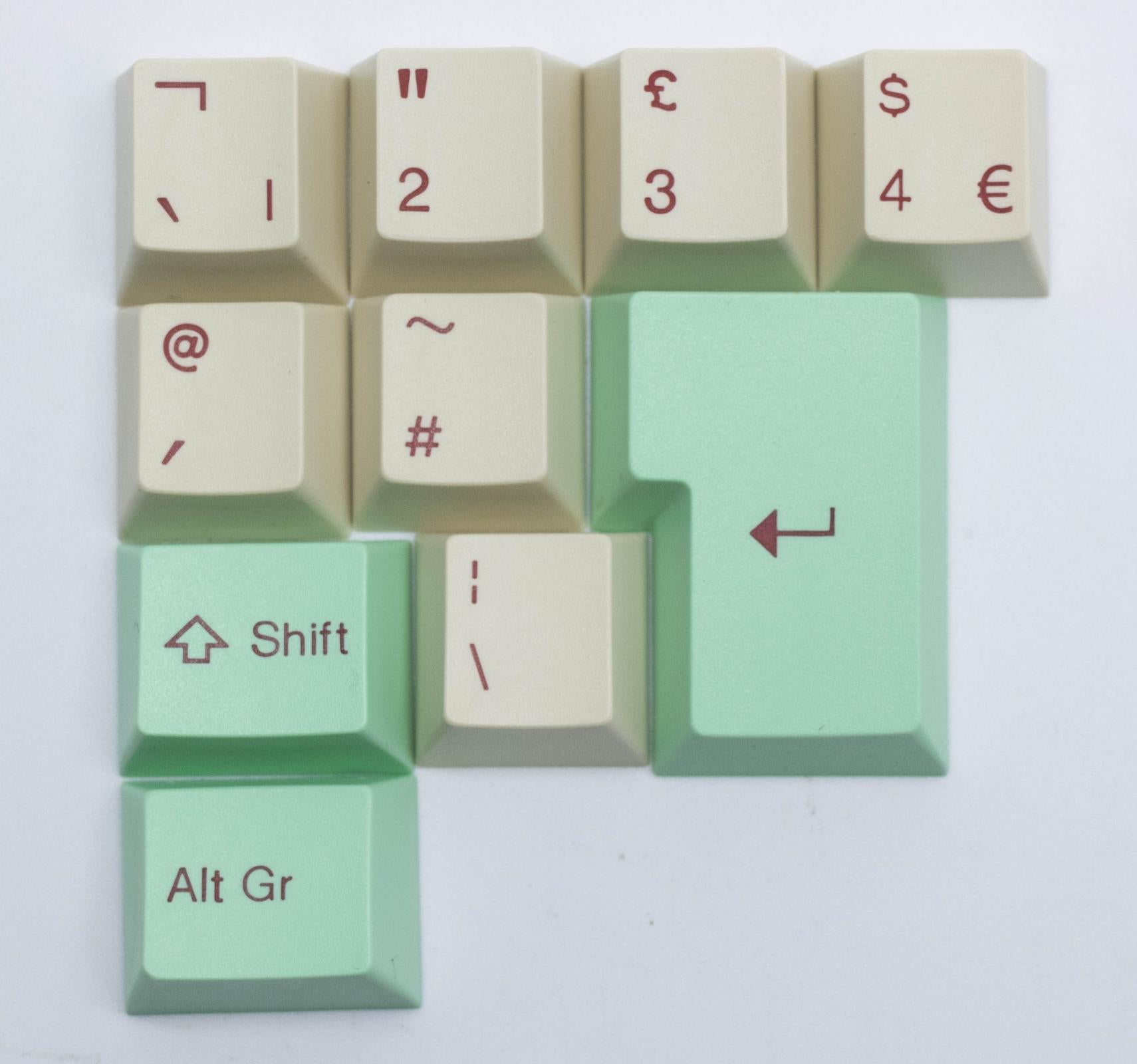 Tai-Hao Jukebox Cubic Profile Double Shot ABS Keycaps MKQ48CG6D5 |26487|