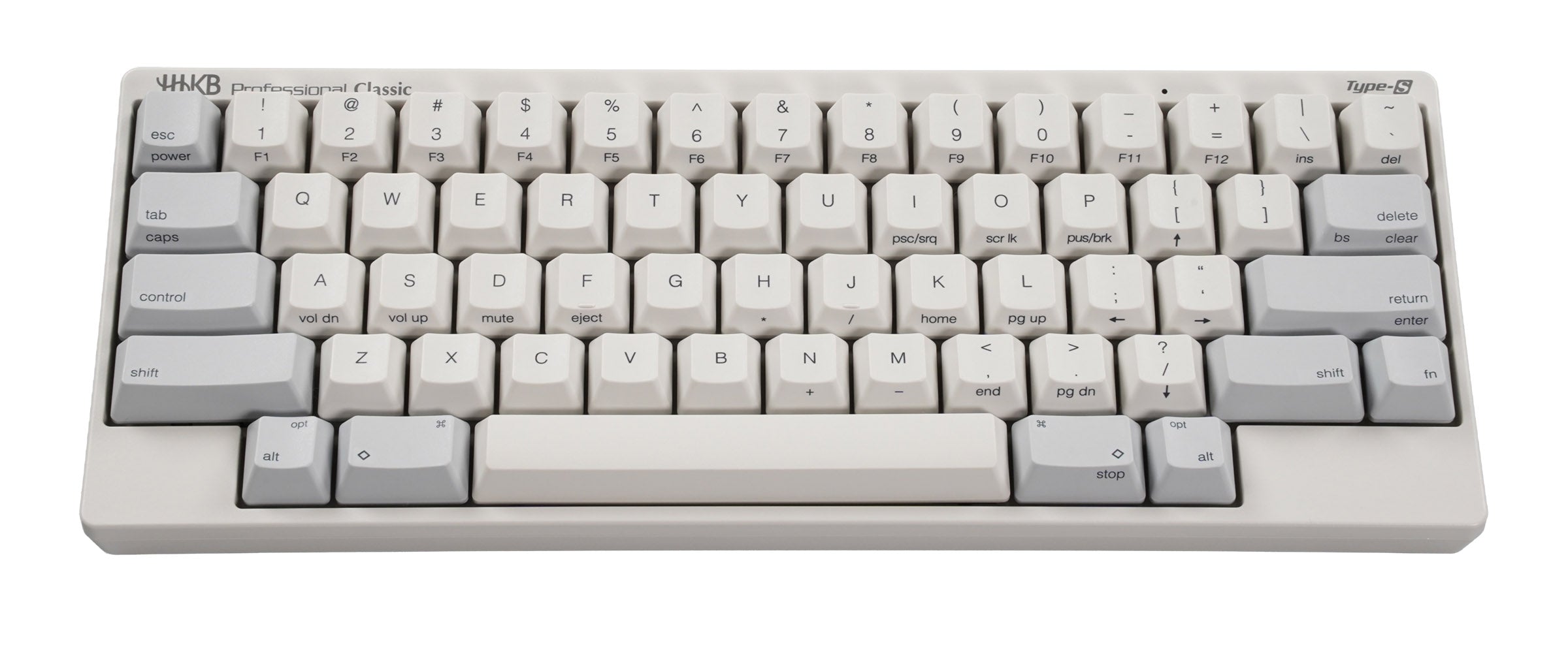 HHKB Classic Type-S Topre Silent 45g * 60% PBT Mechanical Keyboard MKGM4RM2SU |77092|
