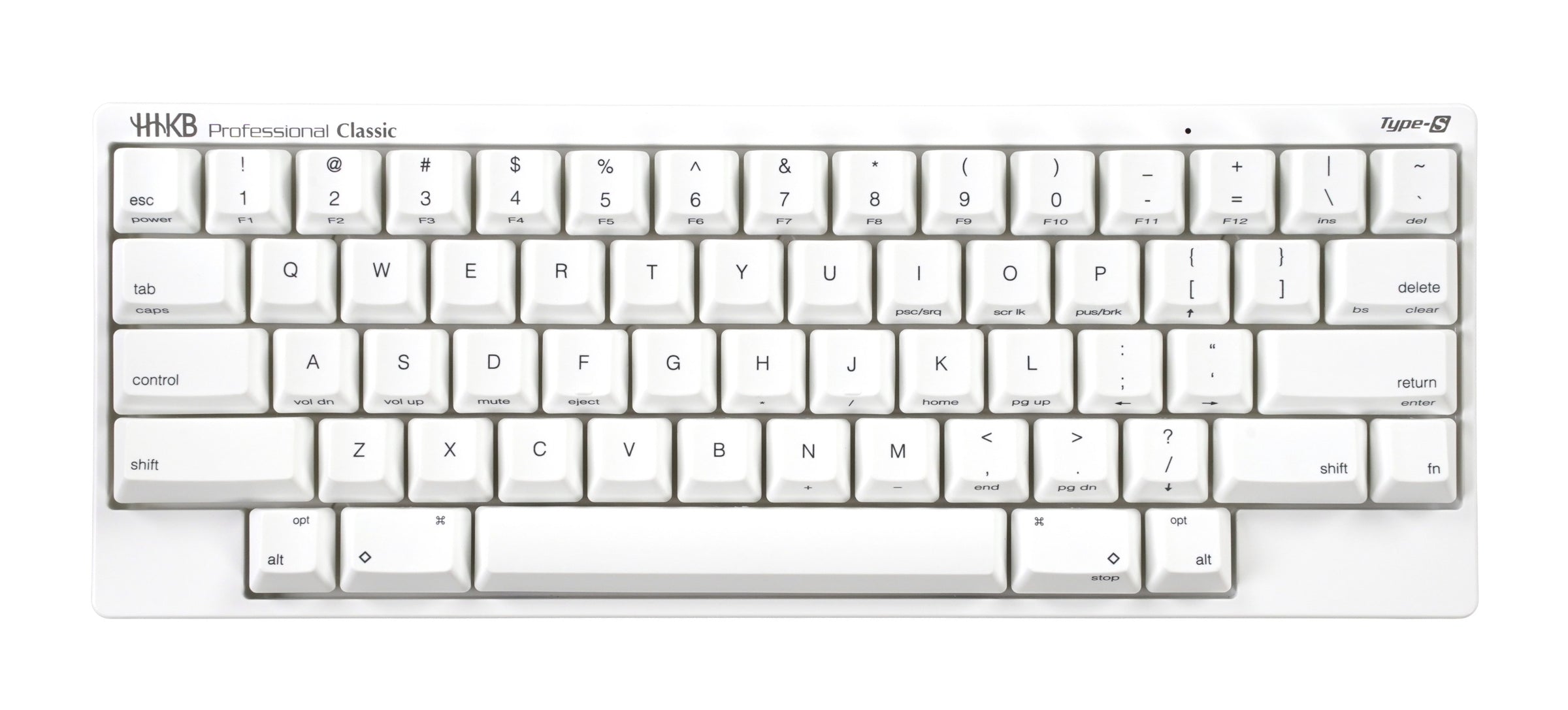 HHKB Classic Type-S Topre Silent 45g * 60% PBT Mechanical Keyboard MKGM4RM2SU |26497|