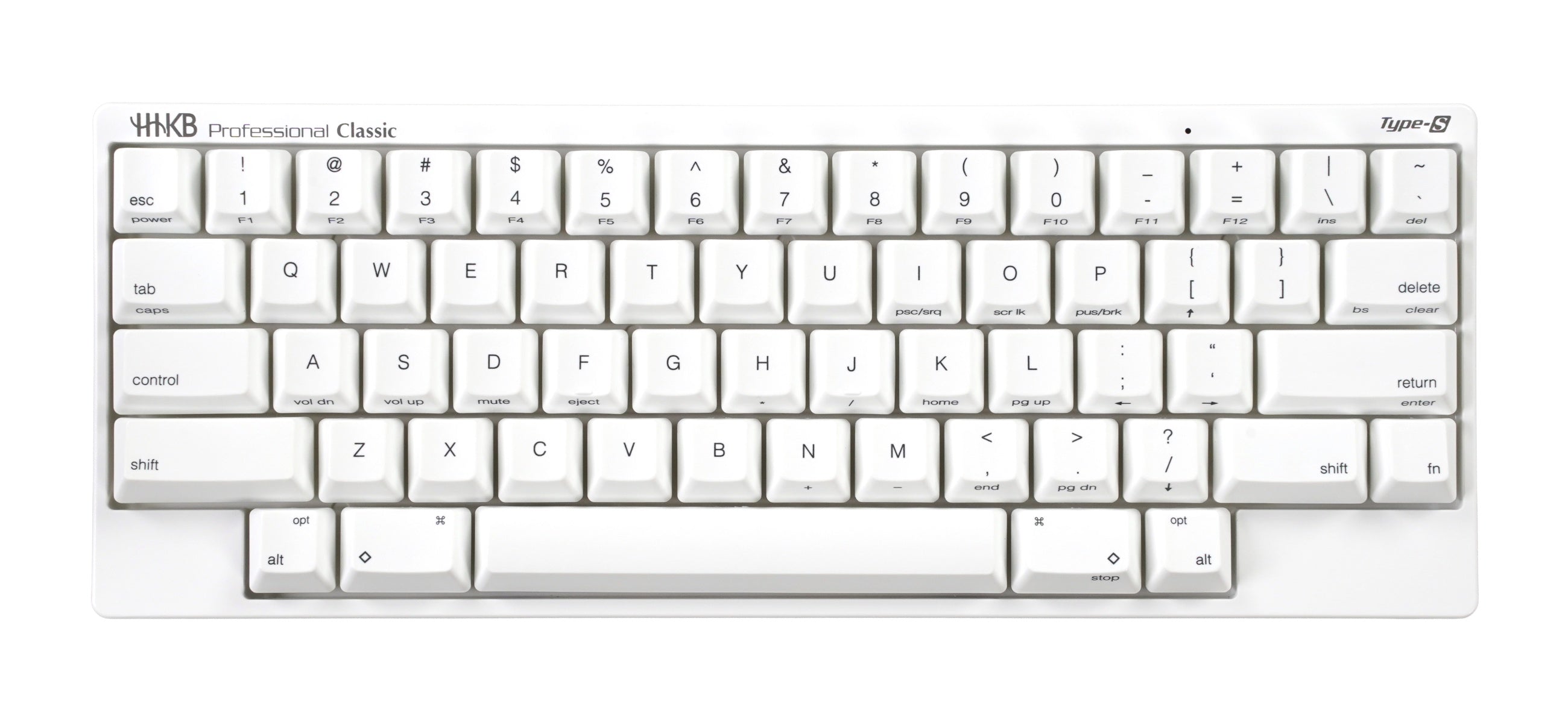 HHKB Classic Type-S Topre Silent 45g * 60% PBT Mechanical Keyboard MKGM4RM2SU |26497|