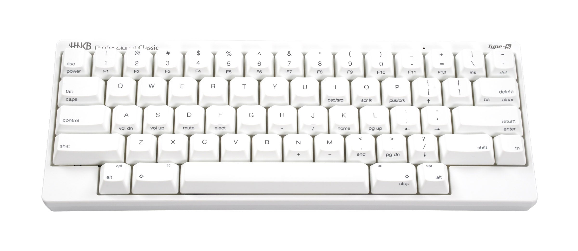 HHKB Classic Type-S Topre Silent 45g * 60% PBT Mechanical Keyboard MKGM4RM2SU |77081|