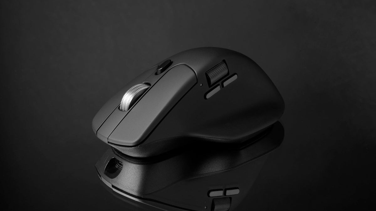 Keychron M6 All Silent PixArt 3950 Wireless 8K Steel Scroll Wheel Mous