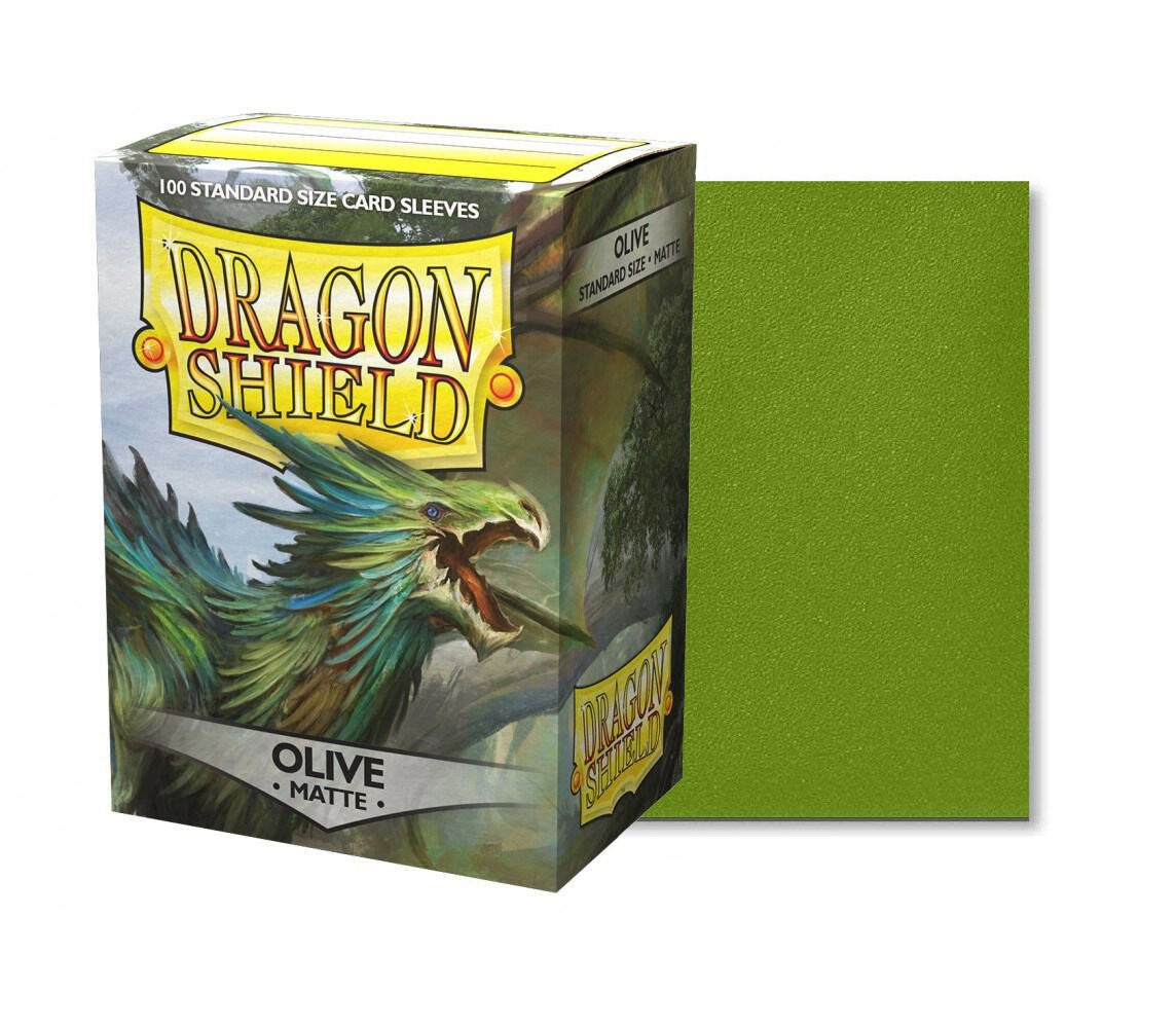 Dragon Shield Standard Matte Card Sleeves Olive 100ct MK8RIIPS25 |0|