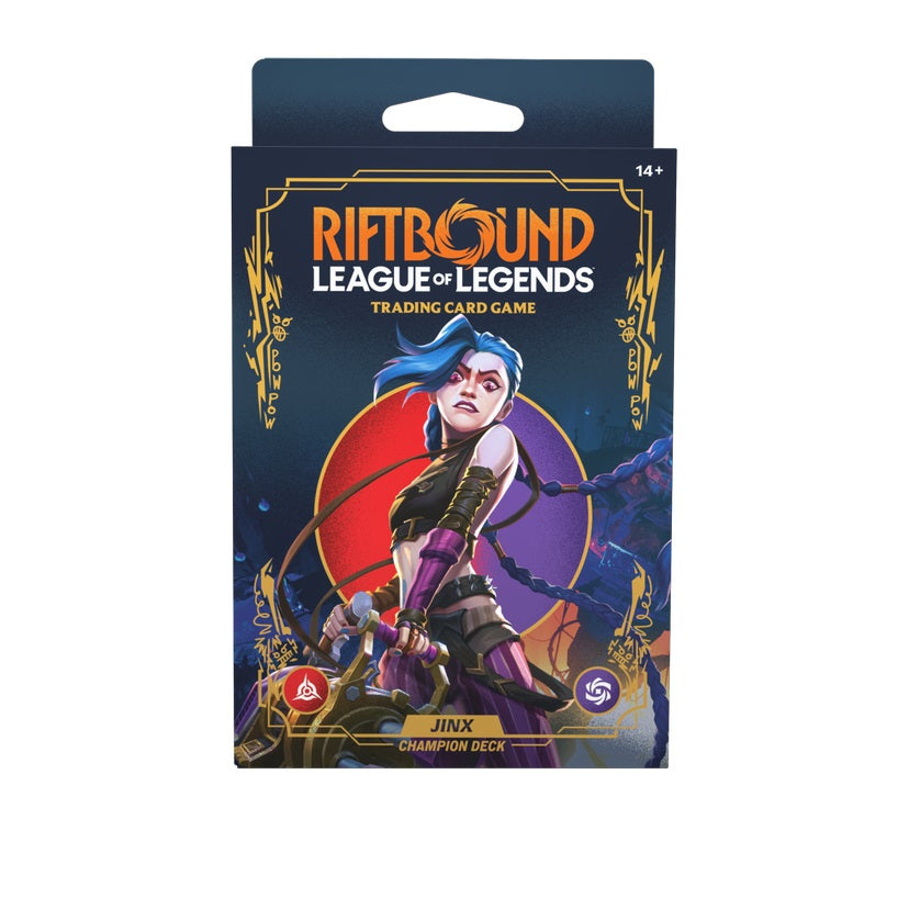 Riftbound League of Legends TCG Set One - Origins Champion Deck Display Jinx MKGGIQ00I4 |0|