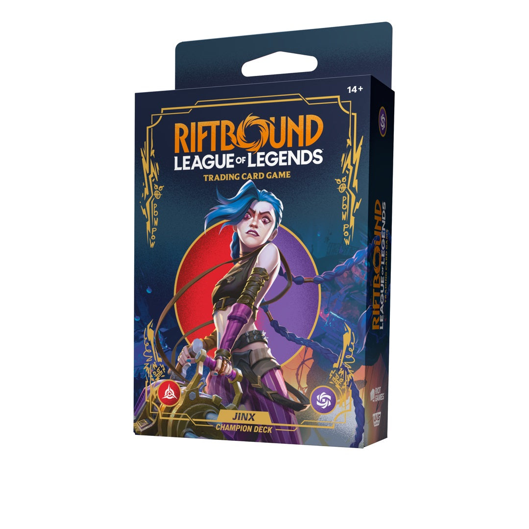 Riftbound League of Legends TCG Set One - Origins Champion Deck Jinx MK6BL50C8R |77117|