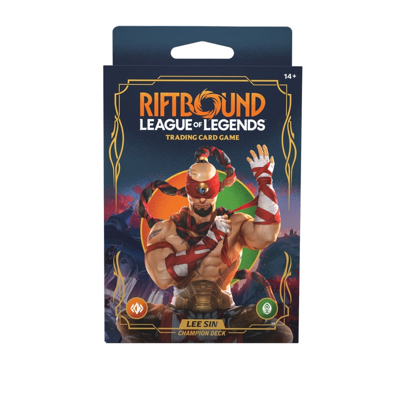 Riftbound League of Legends TCG Set One - Origins Champion Deck Lee Sin MK53HB43XR |0|