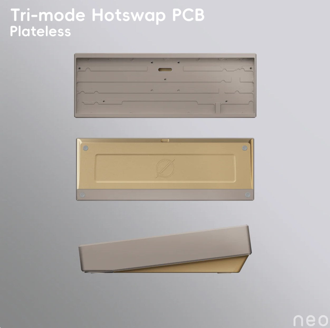 Neo65 Core Plus * Aluminum Plateless Barebones Hotswap Wireless DIY Keyboard Kit MK3E3FYD1S |26536|