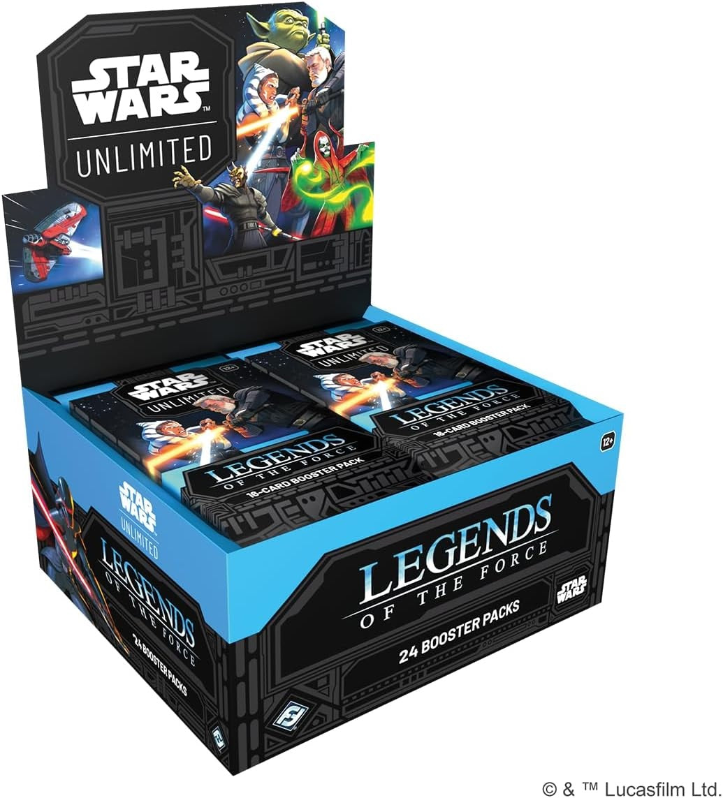 Star Wars Unlimited Legends of the Force Booster Pack Display MKG7PFQ7SF |77207|