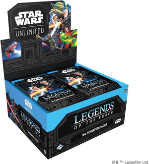 Star Wars Unlimited Legends of the Force Booster Pack Display MKG7PFQ7SF |77207|