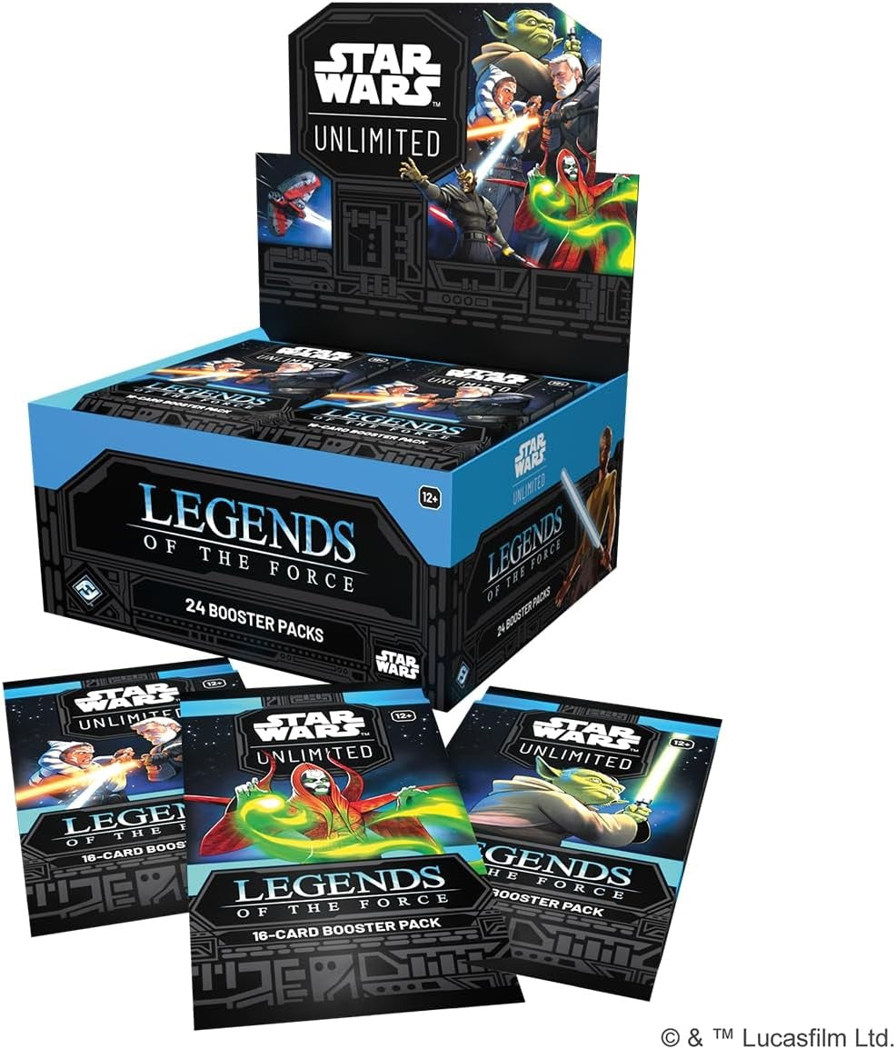 Star Wars Unlimited Legends of the Force Booster Pack Display MKG7PFQ7SF |77208|
