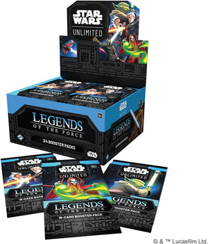 Star Wars Unlimited Legends of the Force Booster Pack Display MKG7PFQ7SF |77208|