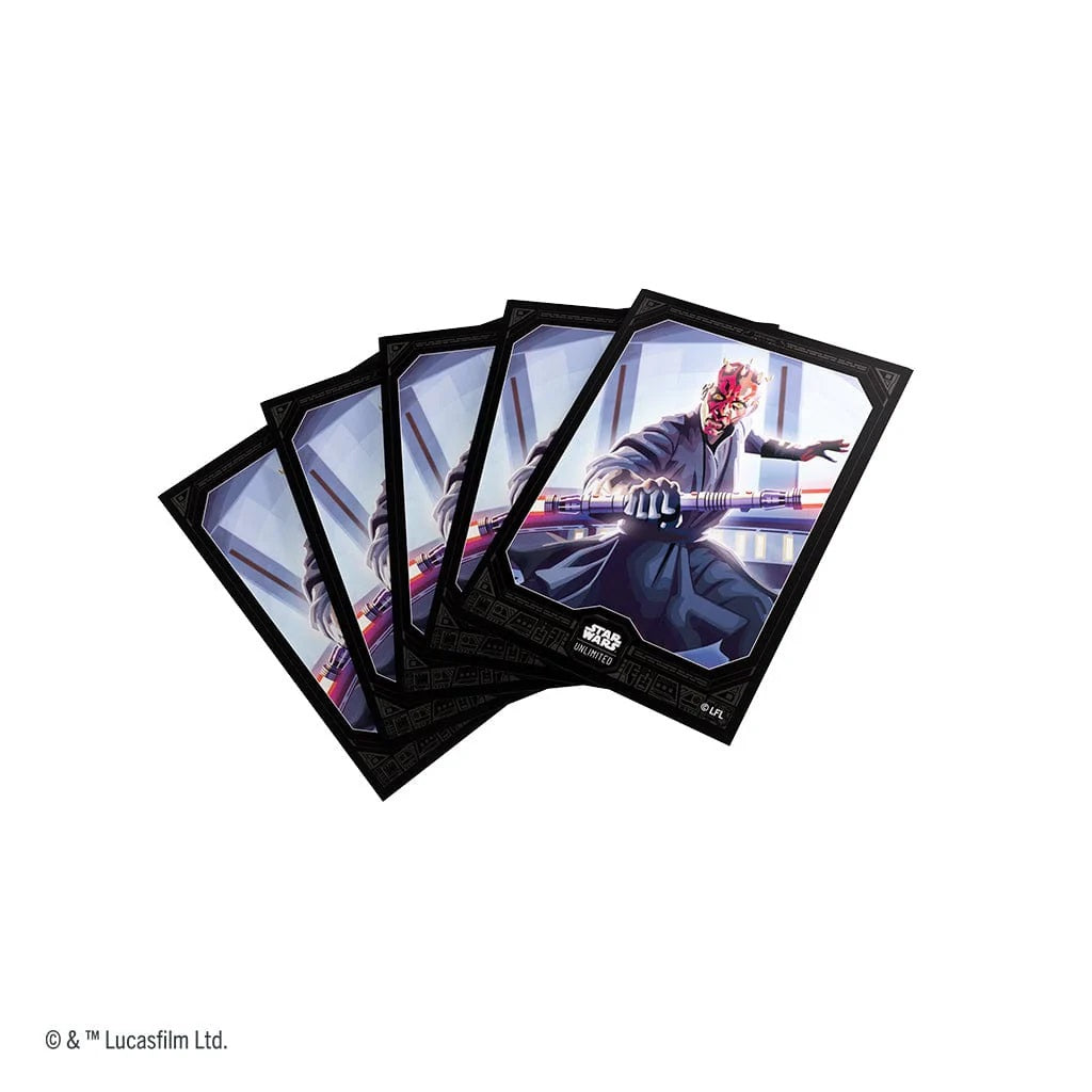 Star Wars Unlimited Premium Art Sleeves Darth Maul MKMONE28BB |77211|
