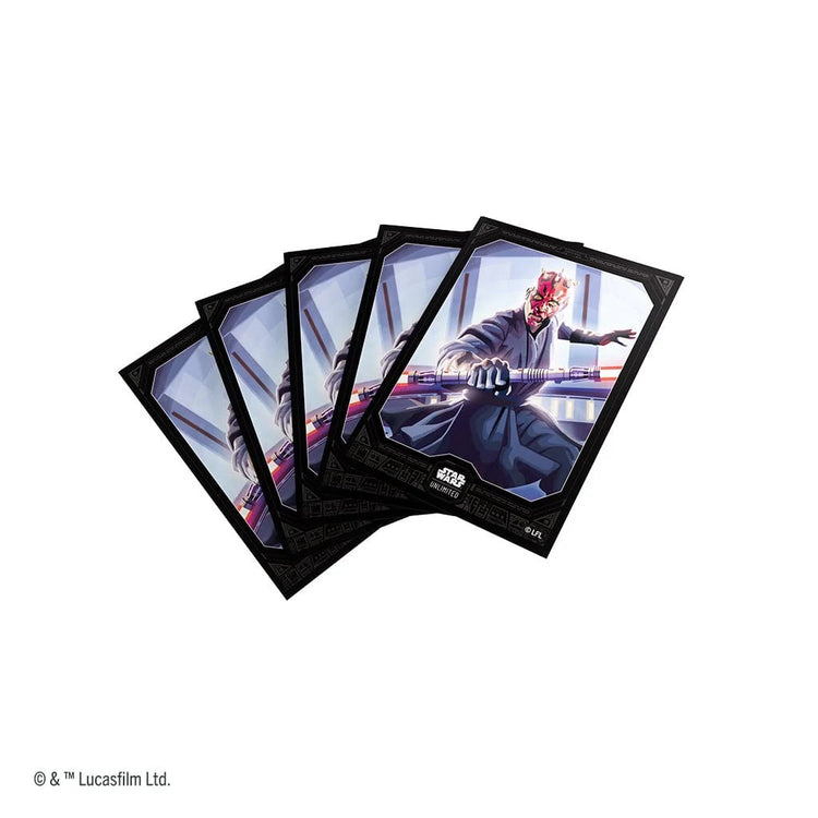 Star Wars Unlimited Premium Art Sleeves Darth Maul MKMONE28BB |77211|