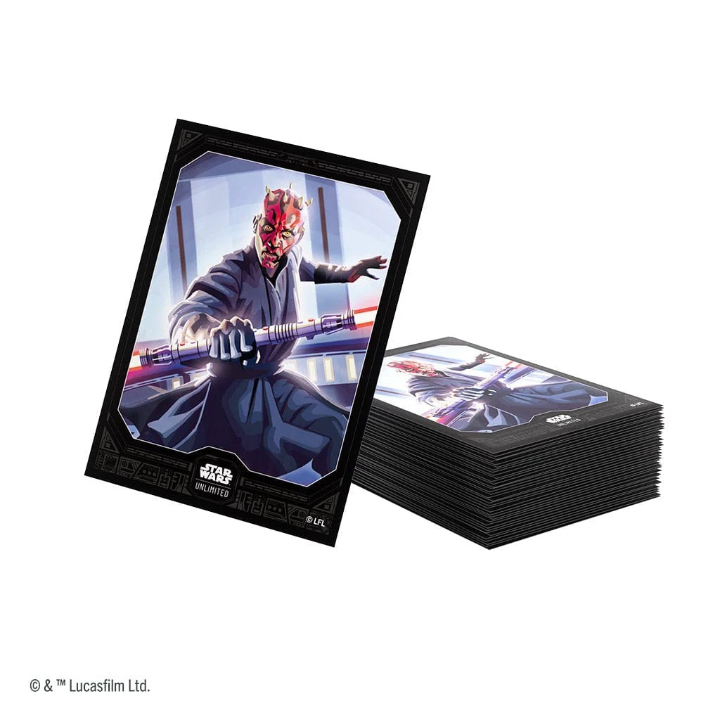 Star Wars Unlimited Premium Art Sleeves Darth Maul MKMONE28BB |77212|
