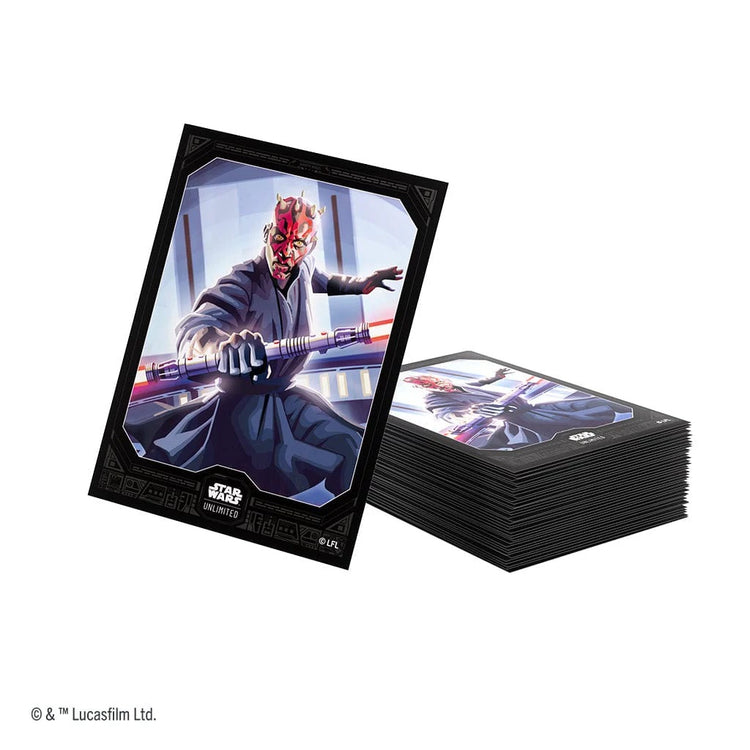 Star Wars Unlimited Premium Art Sleeves Darth Maul MKMONE28BB |77212|