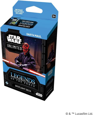 Star Wars Unlimited Legends of the Force Spotlight Deck Darth Maul MKJAQEXYDR |0|