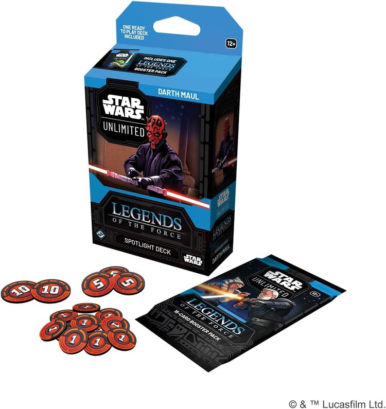 Star Wars Unlimited Legends of the Force Spotlight Deck Darth Maul MKJAQEXYDR |77218|