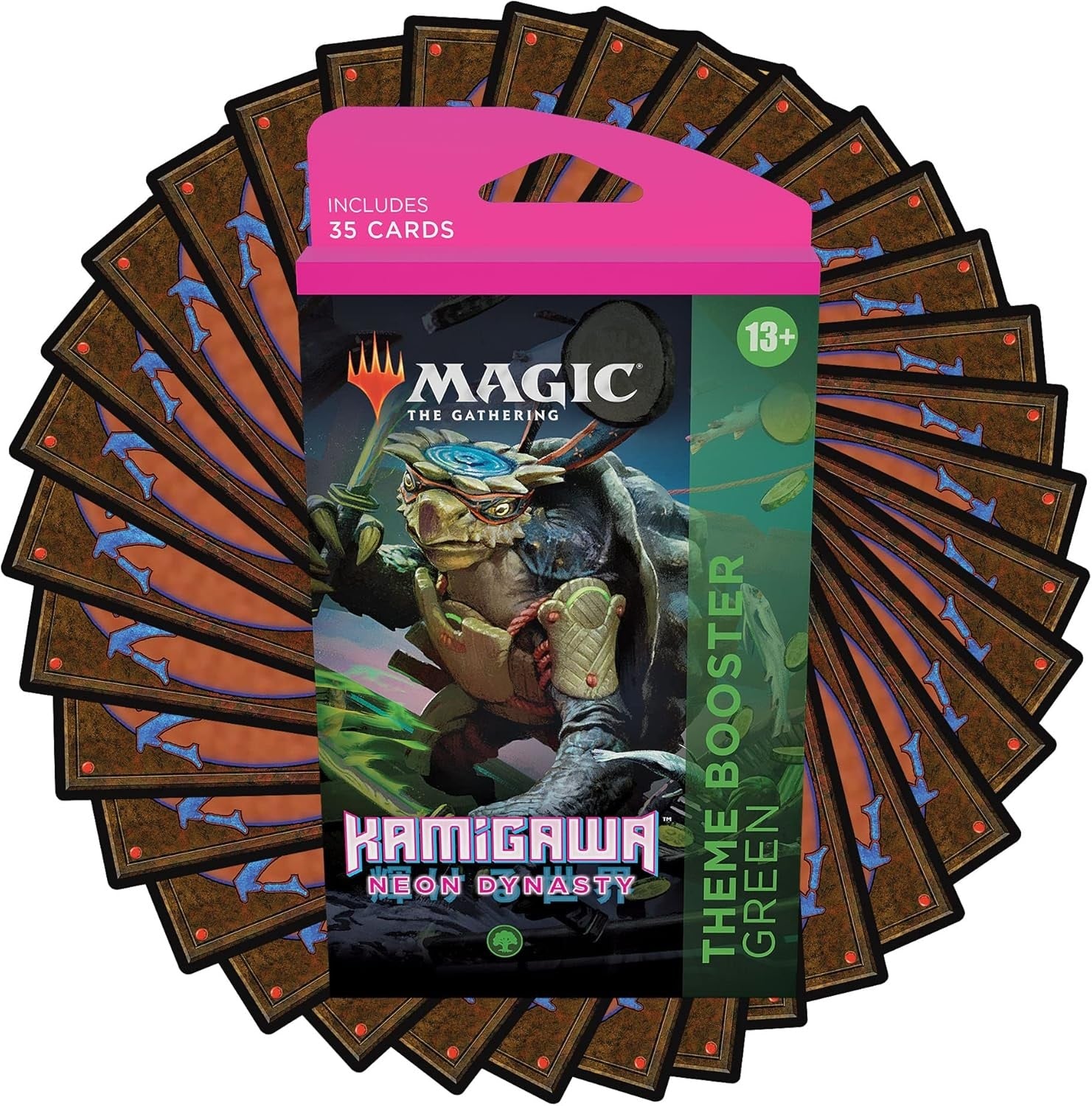 Magic : The Gathering - Kamigawa : Neon Dynasty Theme Booster Green MKH3BLG7X7 |77223|
