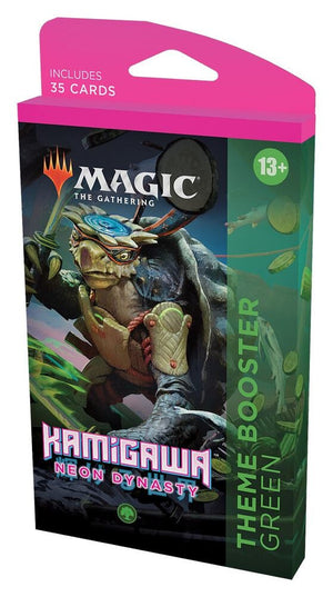 Magic : The Gathering - Kamigawa : Neon Dynasty Theme Booster Green MKH3BLG7X7 |0|