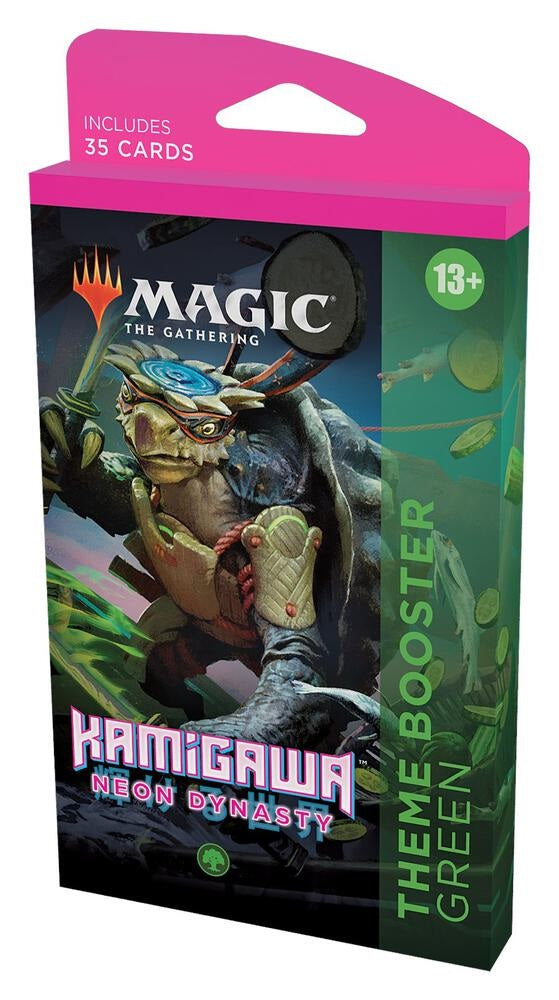 Magic : The Gathering - Kamigawa : Neon Dynasty Theme Booster Green MKH3BLG7X7 |0|