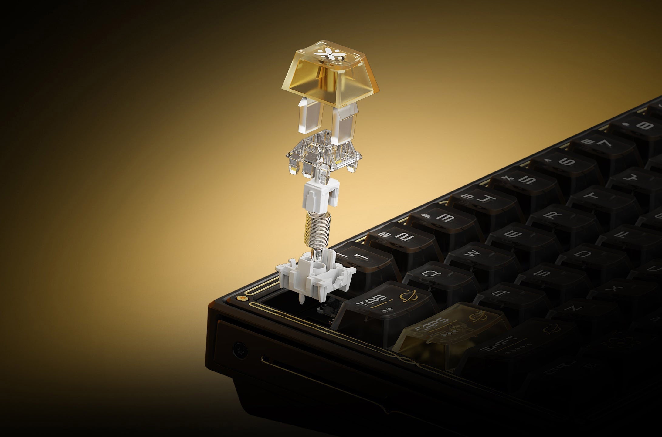 WLMOUSE Huan63 HE 8K Magnesium 65% Hotswap RGB Keyboard keyboard image