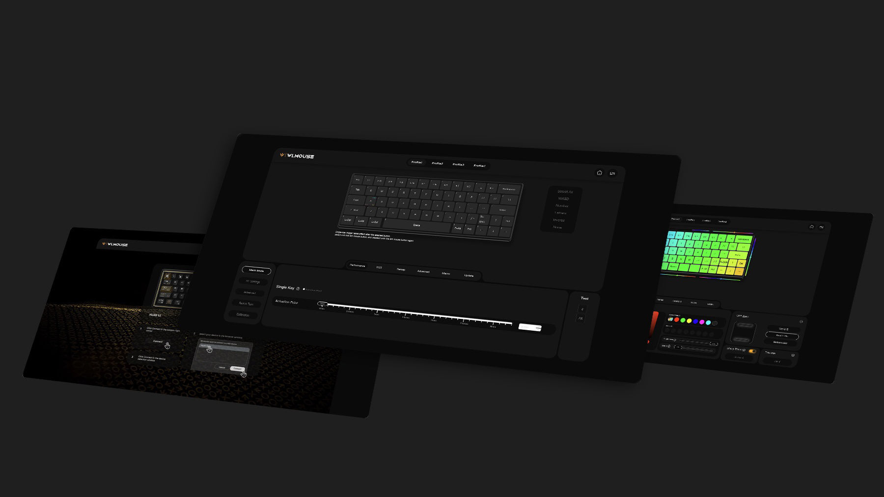 WLMOUSE Huan63 HE 8K Magnesium 65% Hotswap RGB Keyboard keyboard image