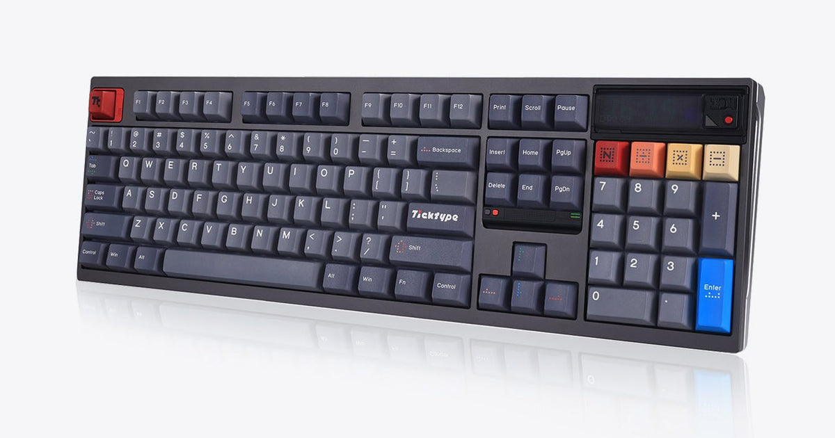 Ticktype DP104 8K Aluminum Wireless RGB Keyboard