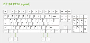 Ticktype DP104 Aluminum Wireless Keyboard MKTJU01MRO |77360|