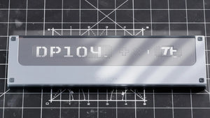 Ticktype DP104 Aluminum Wireless Keyboard MKTJU01MRO |77398|