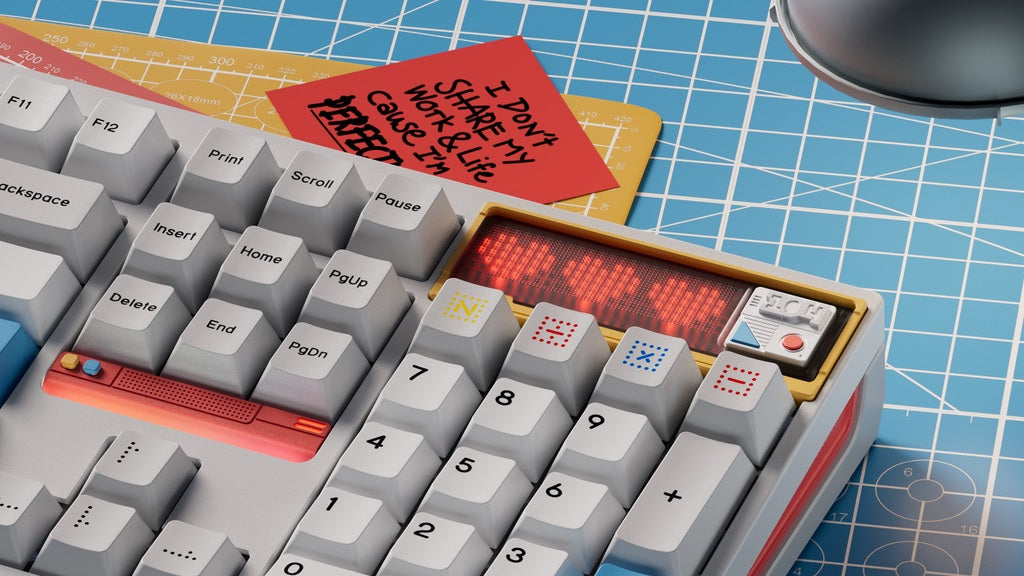 Ticktype DP104 Aluminum Wireless Keyboard MKTJU01MRO |77387|