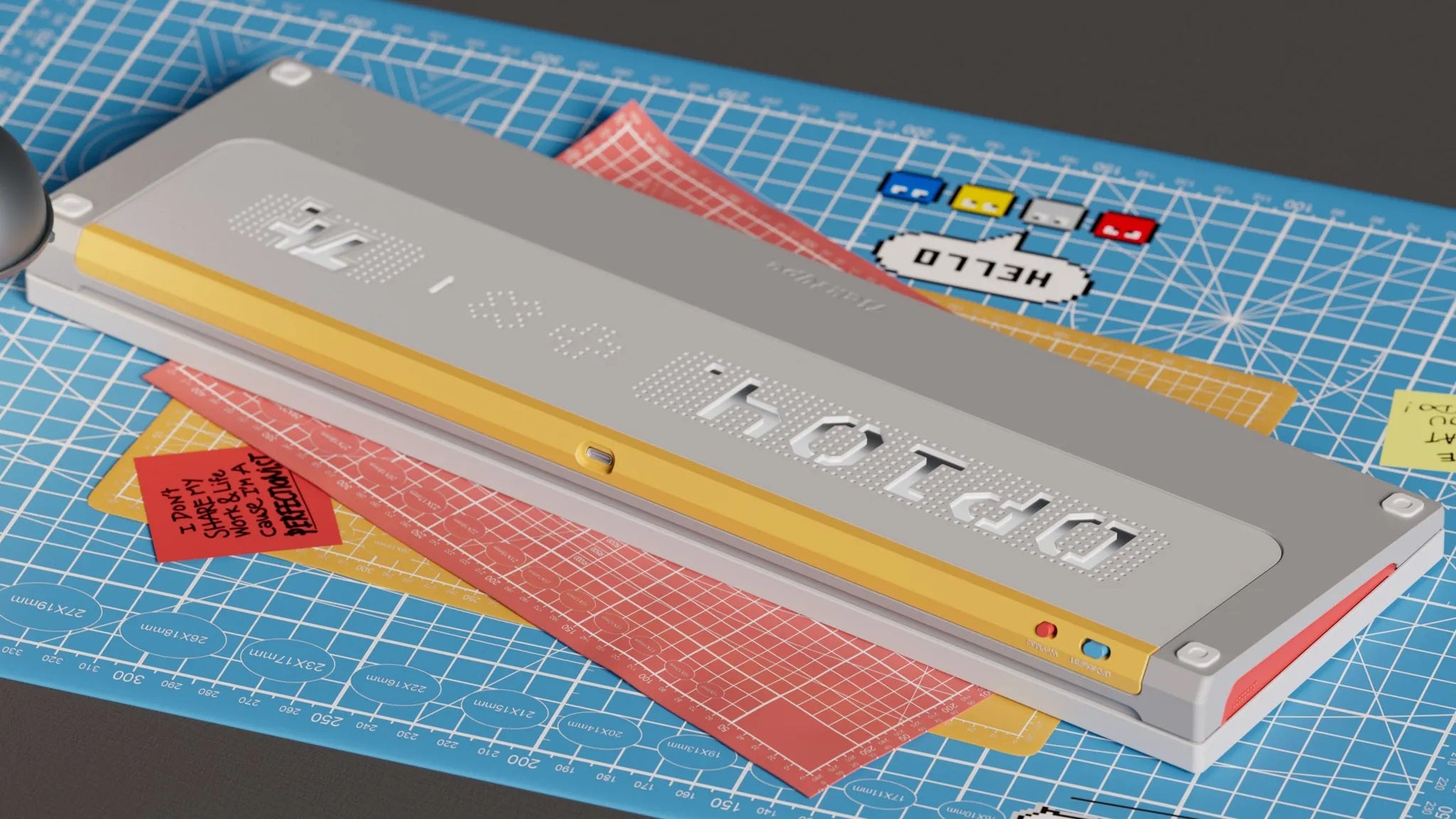 Ticktype DP104 Aluminum Wireless Keyboard MKTJU01MRO |77385|