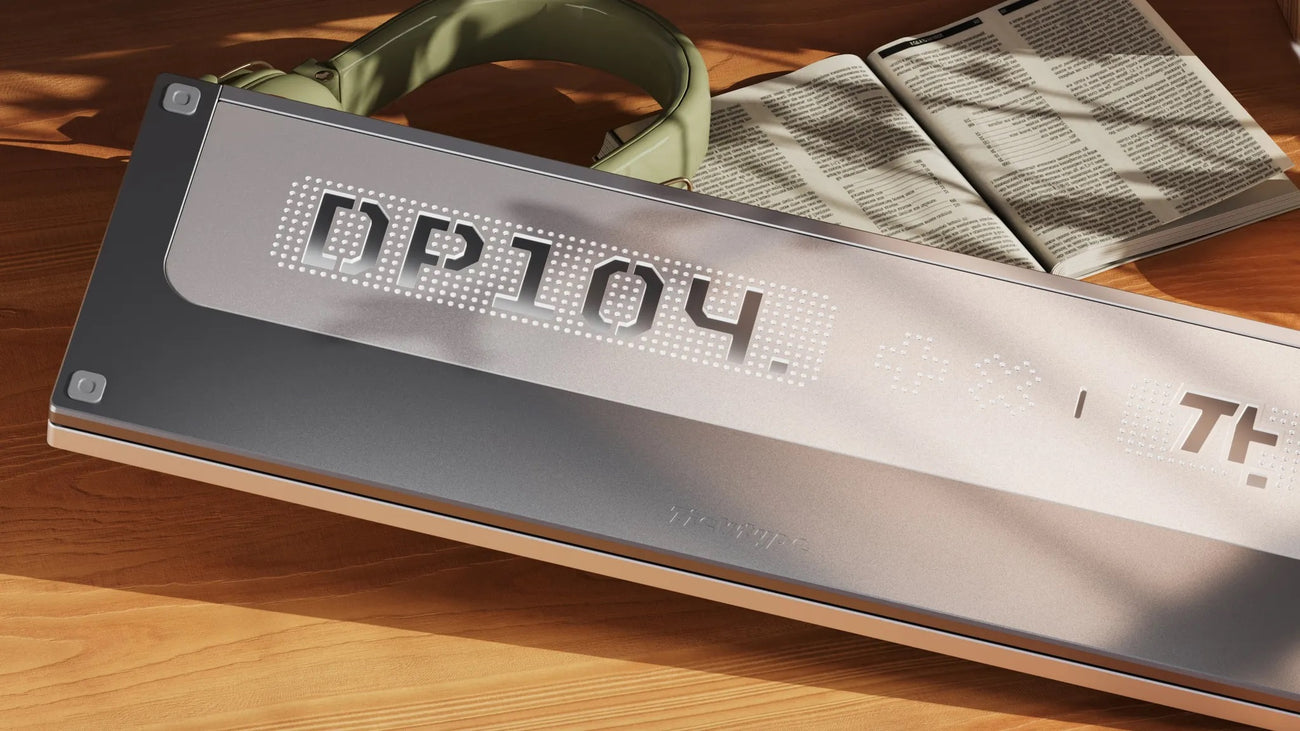 Ticktype DP104 Aluminum Wireless Keyboard MKTJU01MRO |77376|