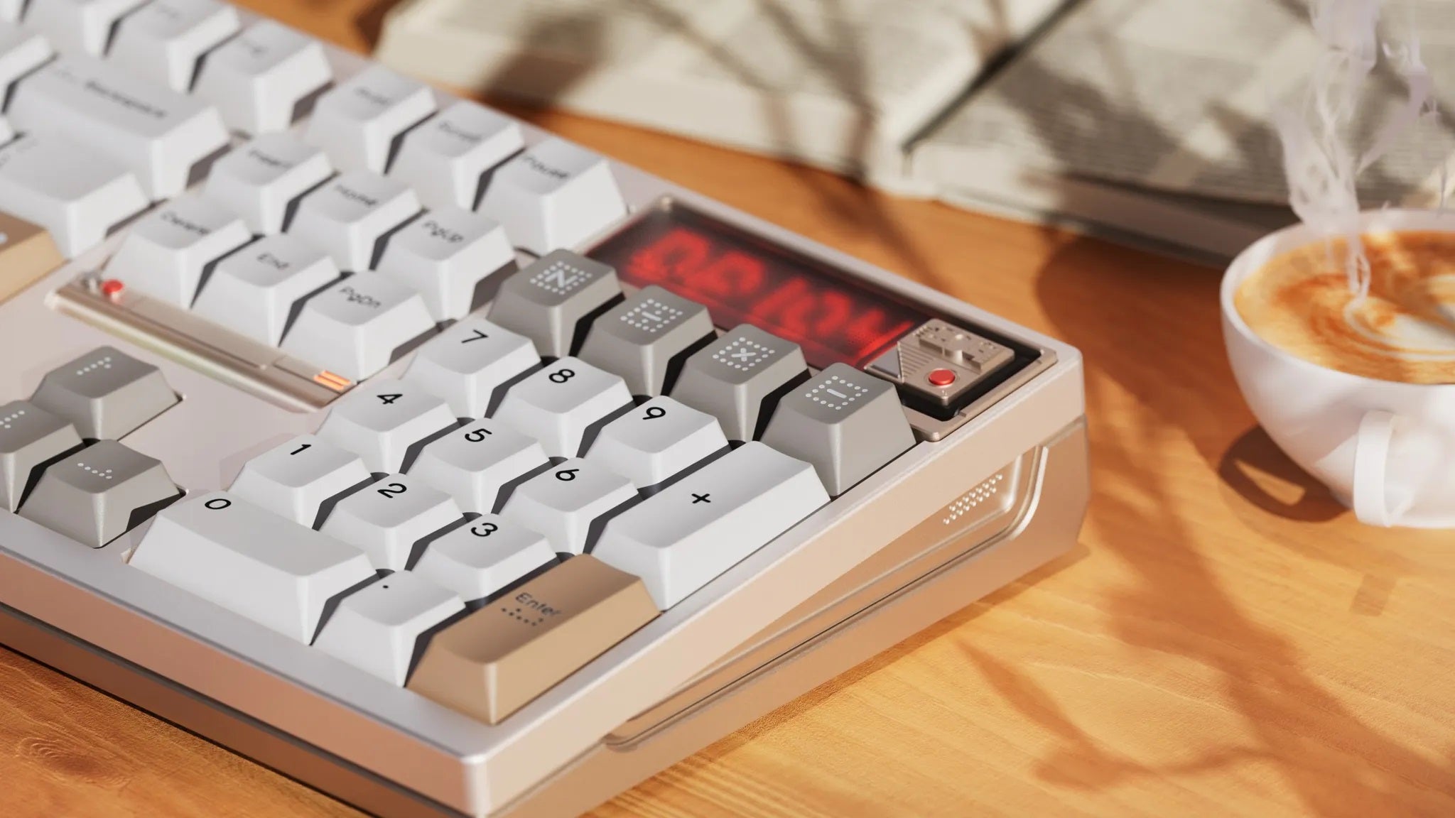 Ticktype DP104 Aluminum Wireless Keyboard MKTJU01MRO |77375|