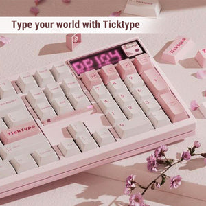 Ticktype DP104 Aluminum Wireless Keyboard MKTJU01MRO |77364|