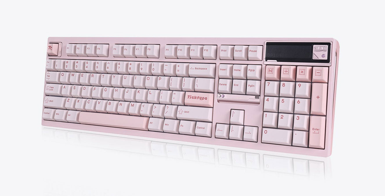 Ticktype DP104 Aluminum Wireless Keyboard MKTJU01MRO |26611|